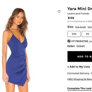 NWT REVOLVE: Lovers + Friends Yara Mini Dress